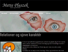 Tablet Screenshot of mettepluszek.dk